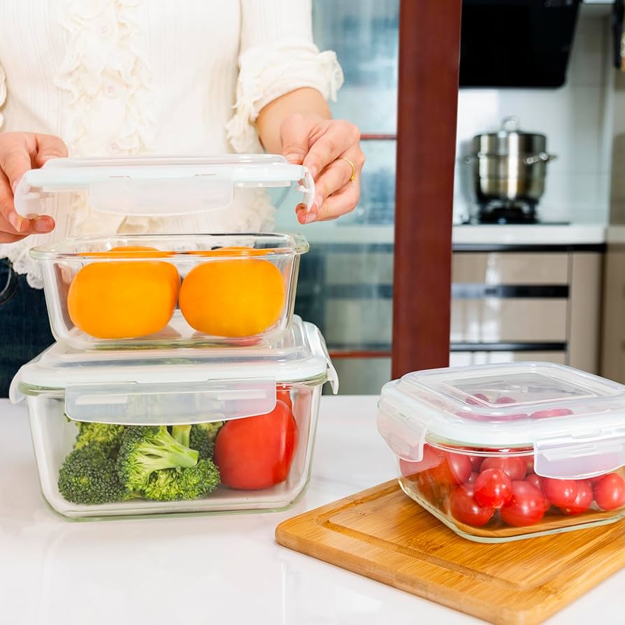 STORAGE LUNCH BOX SQUARE 3 PCS  23170 | WGPK02-L3