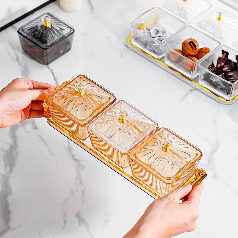 PLASTIC CANDY ON TRAY 3PCS SET 3.5INCH  22987 I PKTY-10