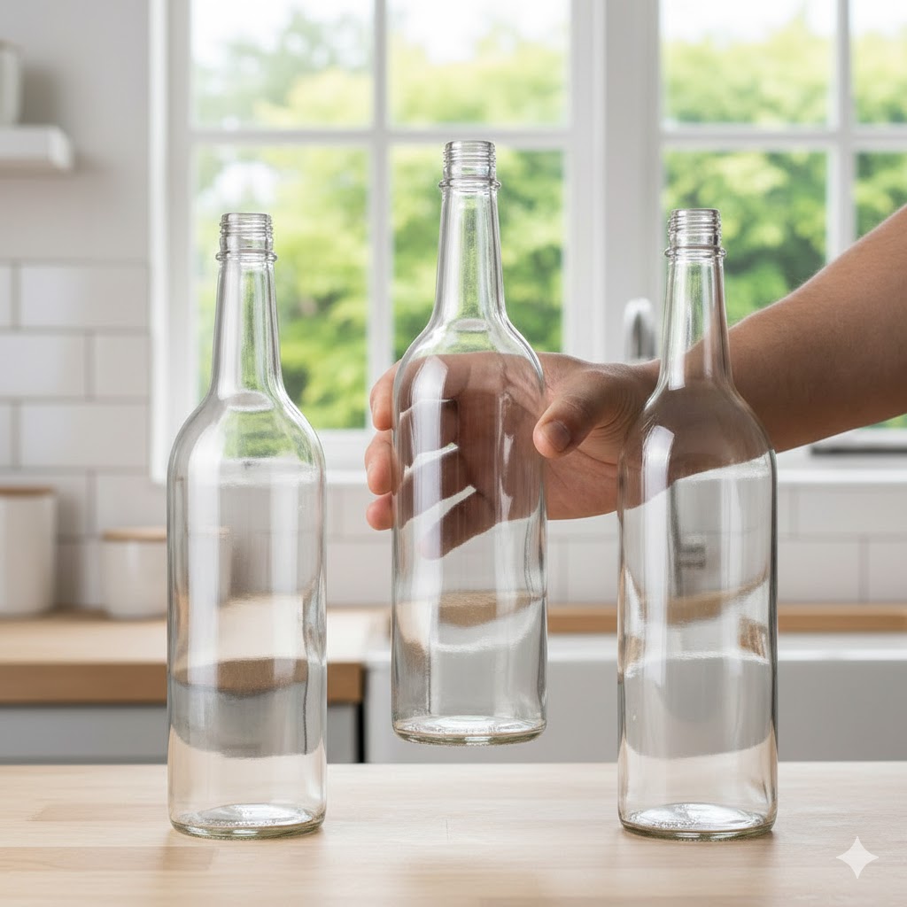 750ML BORDEAUX OIL BOTTLES WITHOUT LID 22944