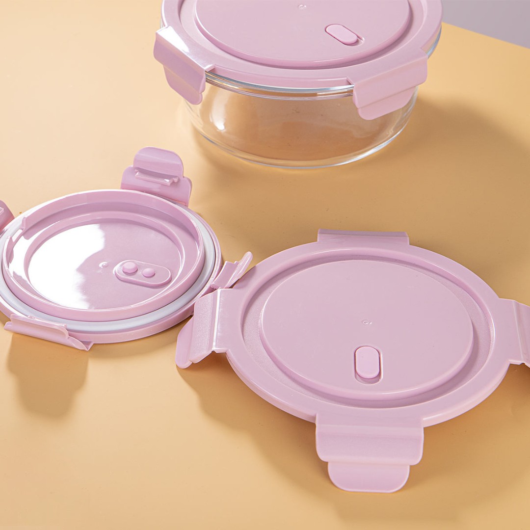 STORAGE LUNCH BOX ROUND 3PCS SET  21514 | H2154-3