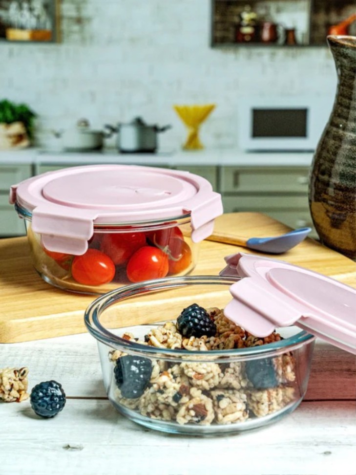 STORAGE LUNCH BOX ROUND 3PCS SET  21514 | H2154-3