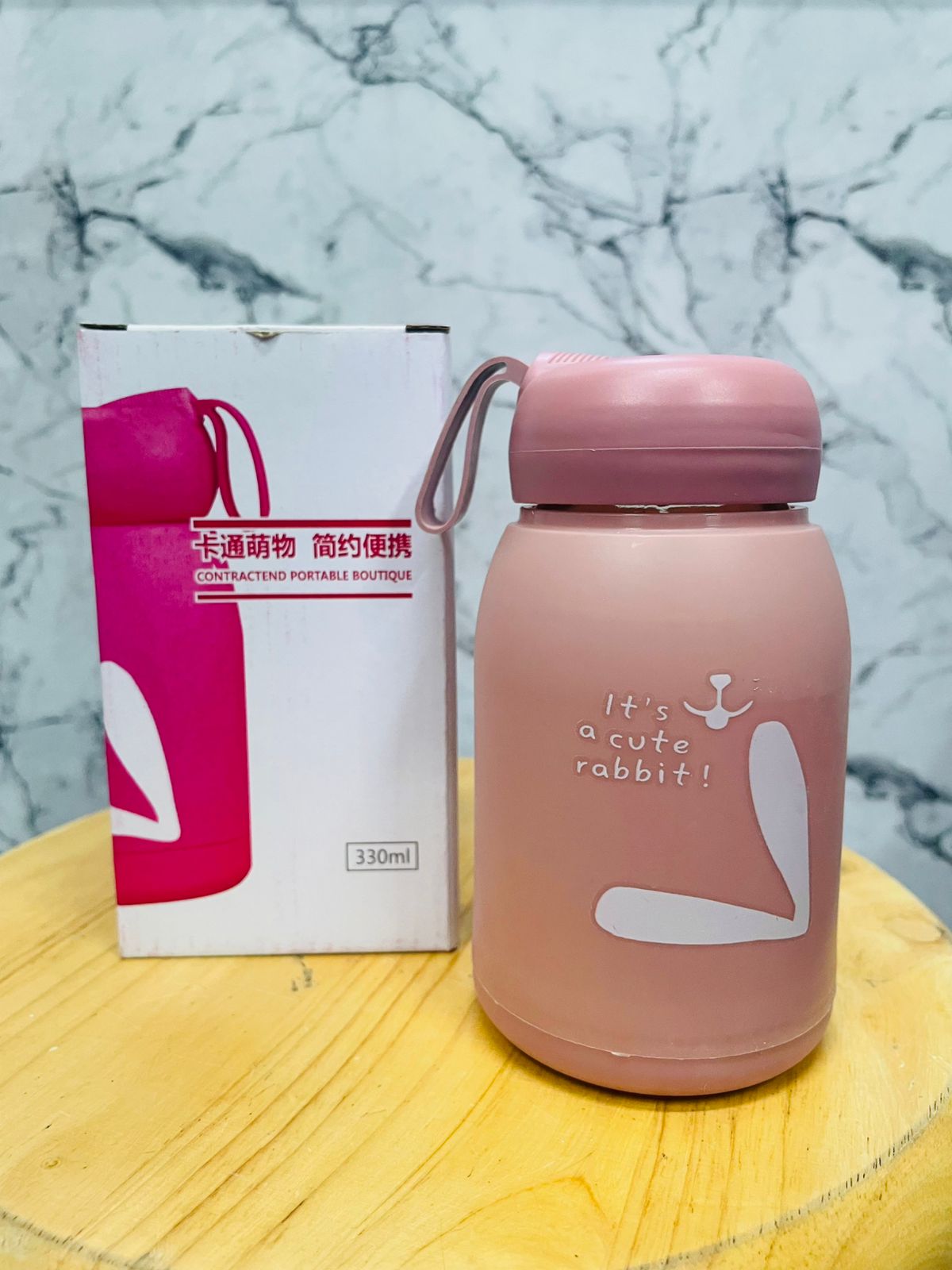 GLASS WATER BOTTLE RABBIT 22261 | H6-2201