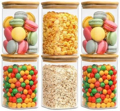 WOODEN LID JAR SQUARE 330ML 1PCS. 22203 |SMG14