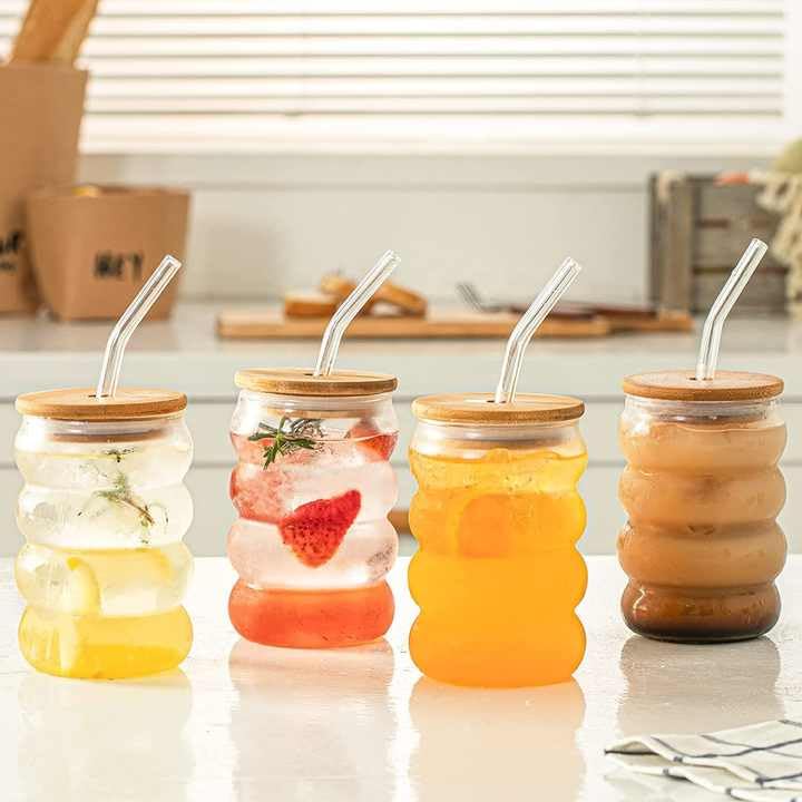 SIPPER TUMBLER WOODEN LID 500ML 2 PCS SET  23161 | WD67A-L1