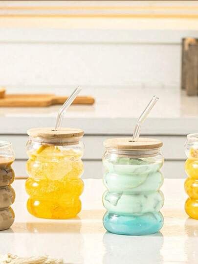 SIPPER TUMBLER WOODEN LID 500ML 2 PCS SET  23161 | WD67A-L1