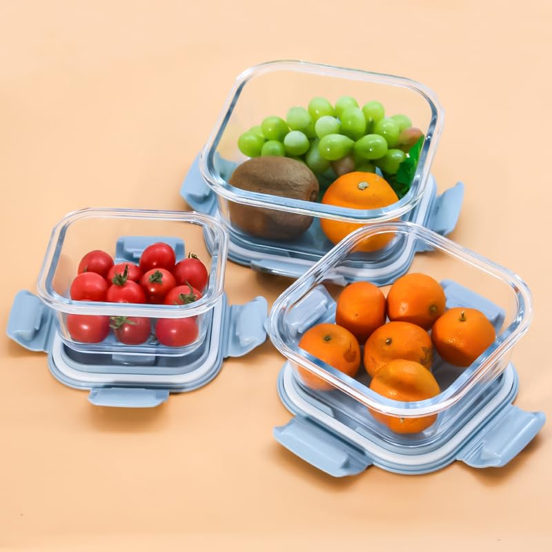 LUNCH BOX SET S.M.L SQUARE 3 PCS  22194 I 10-H2153-3