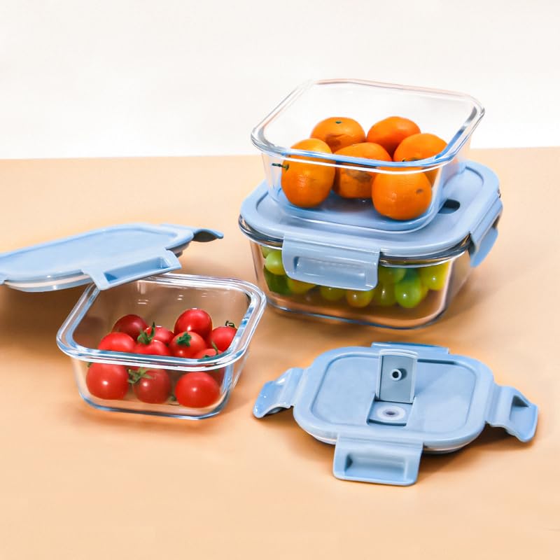 LUNCH BOX SET S.M.L SQUARE 3 PCS  22194 I 10-H2153-3