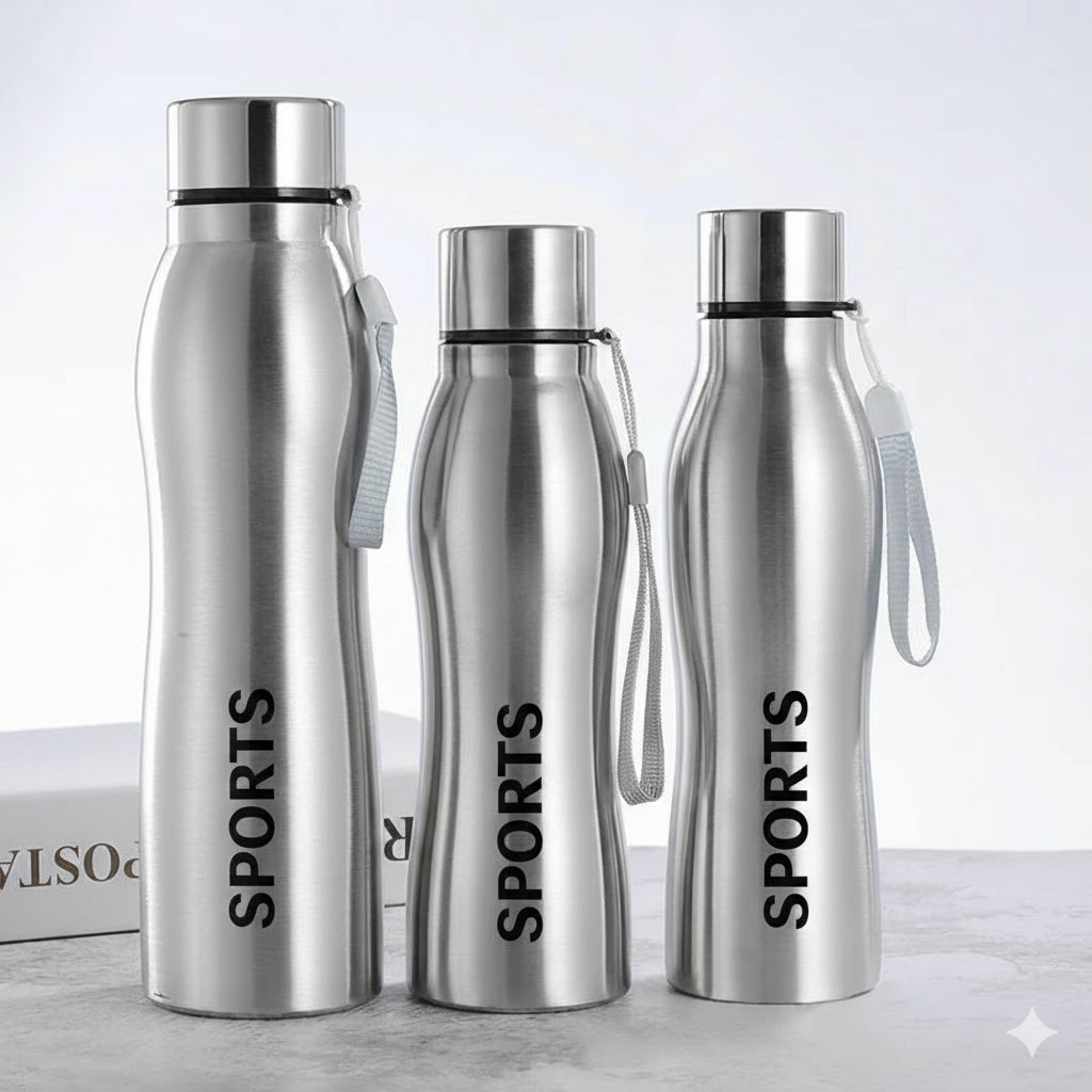 STEEL WATER BOTTLE 1 LTR   23093 I SS-TAMPA-1000