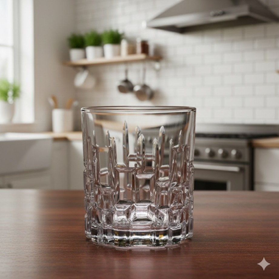 DELI WHISKY GLASS 340ML 6 PCS SET  23095 I KB103-2G