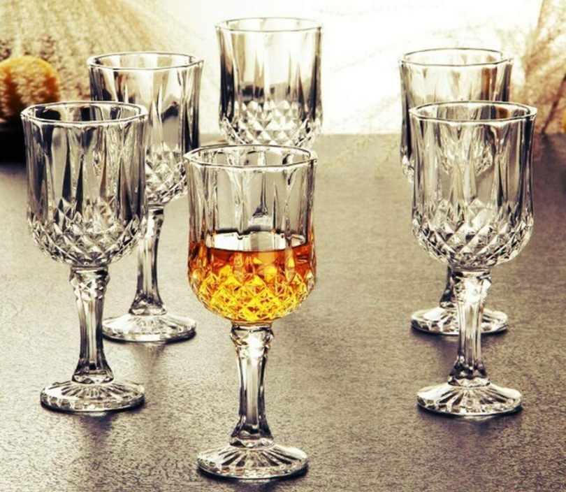 CRYSTL BRANDY GLASS 230ML 6PCS   20231 I Y3203