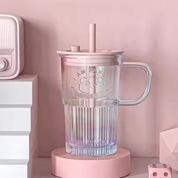 SIPPER MUG PANDA STRAW CUP SINGLE 22364 | XMB-L1