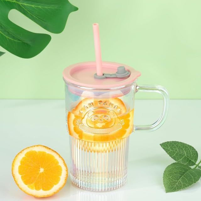 SIPPER MUG PANDA STRAW CUP SINGLE 22364 | XMB-L1
