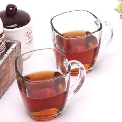 SQUARE2 TEA CUP 140ML 6PCS RED CHERRY  20336 | ZB47-1