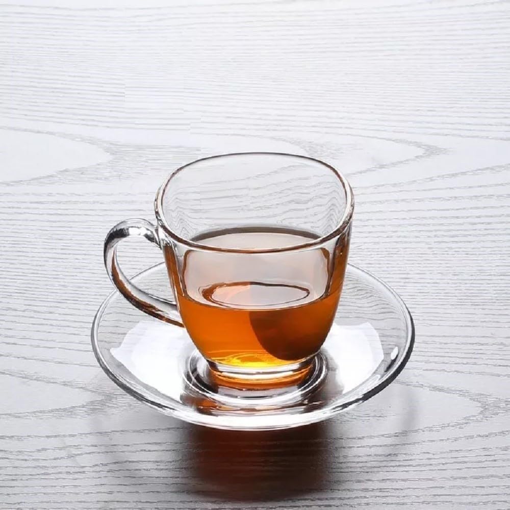 SQUARE2 TEA CUP 140ML 6PCS RED CHERRY  20336 | ZB47-1