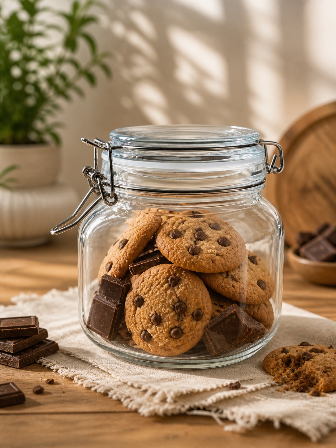 SWING CAP SQUARE JAR 750ml BOX PACK 23078 | GDN73G-4