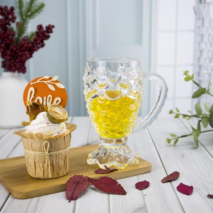 PINEAPPLE HANDLE MUG 220ML 6PCS 21988 | DSZB023-240