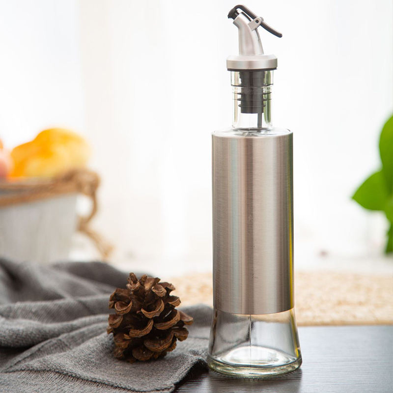 OIL BOTTLE ROUND 500ML  22427 | H2410-1-OIL
