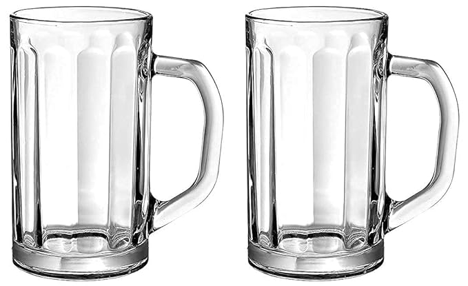 BEER MUG HANDL 420ML 2 PCS SET 23057 I Y5816