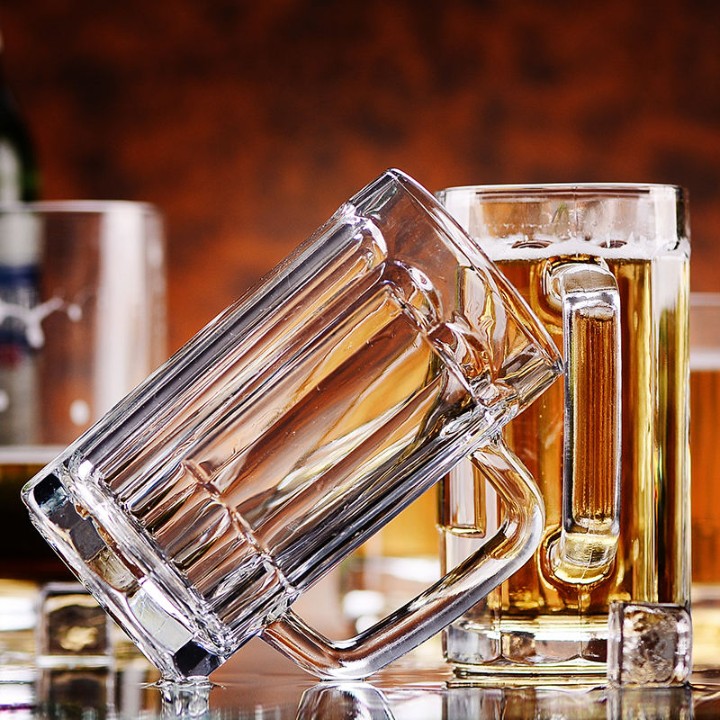 BEER MUG HANDL 420ML 2 PCS SET 23057 I Y5816