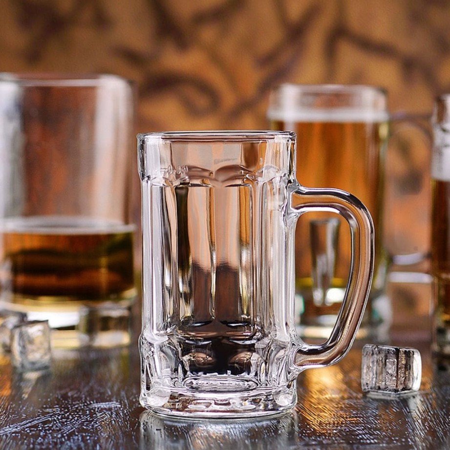 BEER MUG HANDL 420ML 2 PCS SET 23057 I Y5816