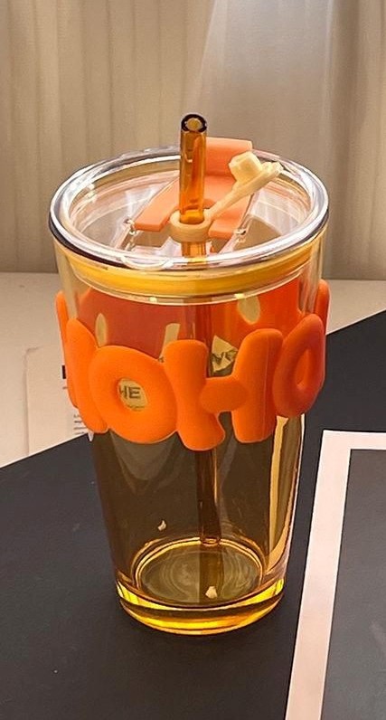 Hoho Straw Cup Long 530ml