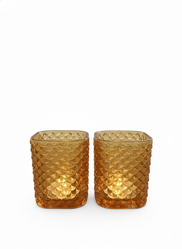JUICE GLASS GOLDEN 200ML SET OF 6  23088 I TKB6002-CHA
