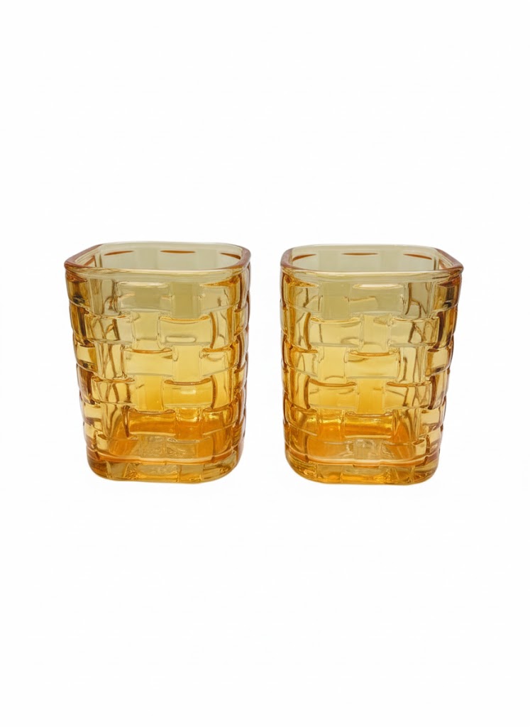 JUICE GLASS GOLDEN 200ML 6 PCS SET  23089 I TKB6002-DHA