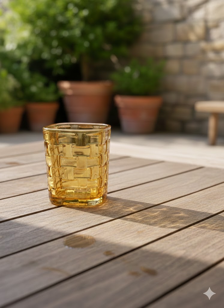 JUICE GLASS GOLDEN 200ML 6 PCS SET  23089 I TKB6002-DHA