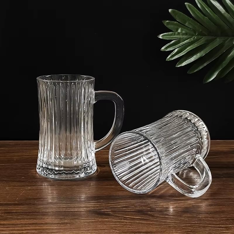 YUJING BEER MUG HANDL 410ML 2 PCS SET 23098 I Y5827