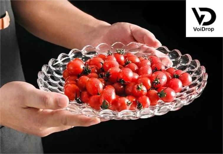 FRUIT PLATE TR DIAMOUND 9.5 INCH 21639 |Y7021