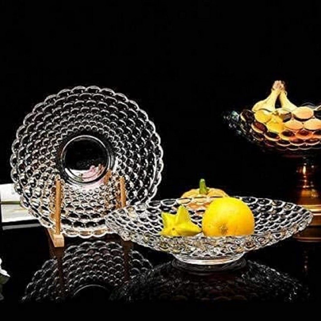 FRUIT PLATE TR DIAMOUND 9.5 INCH 21639 |Y7021