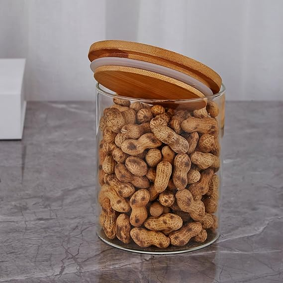 WOODEN LID JAR ROUND 220ML 1 PC 20464 | SMG-09