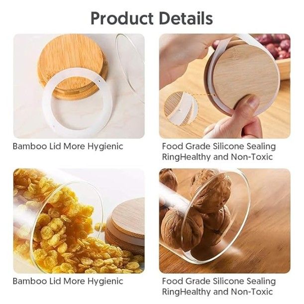 WOODEN LID JAR ROUND 220ML 1 PC 20464 | SMG-09