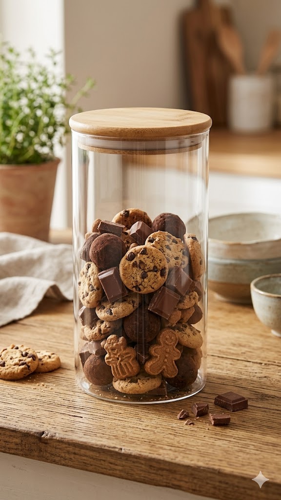 WOODEN LID JAR ROUND 1400ML 36 CTN 22441 | GPG10-1400
