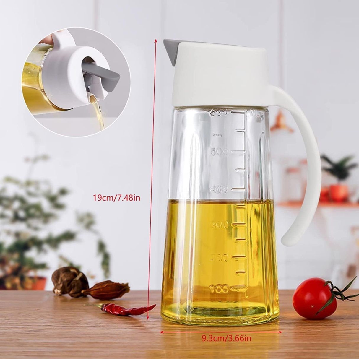 OIL BOTTLE PLASTIC HANDLE 650ML. 22234 |H2420