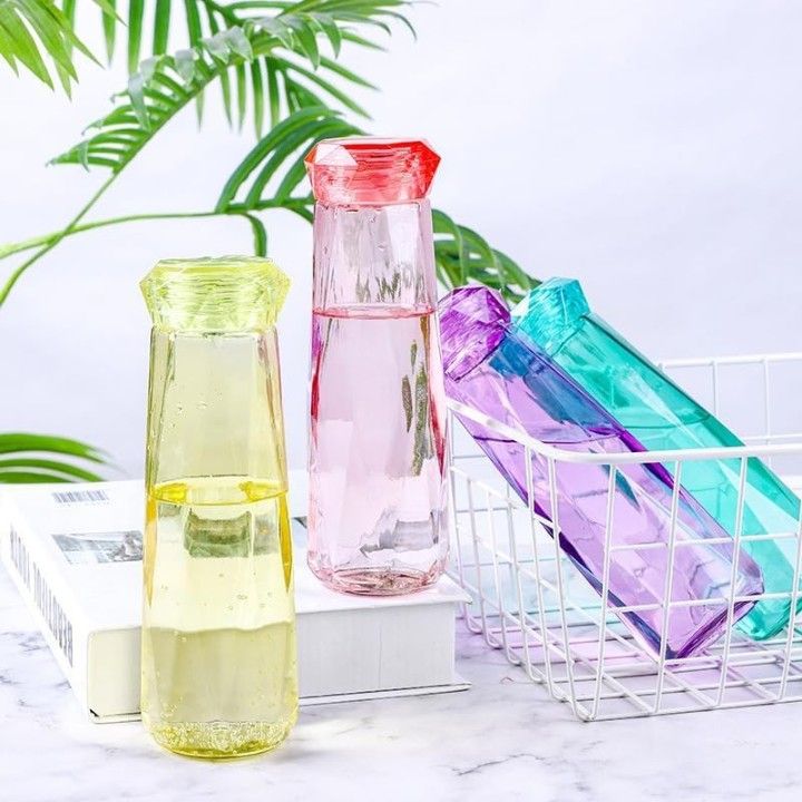 GLASS WATER BOTTLE CRANK CUP 22413 | H6-2506