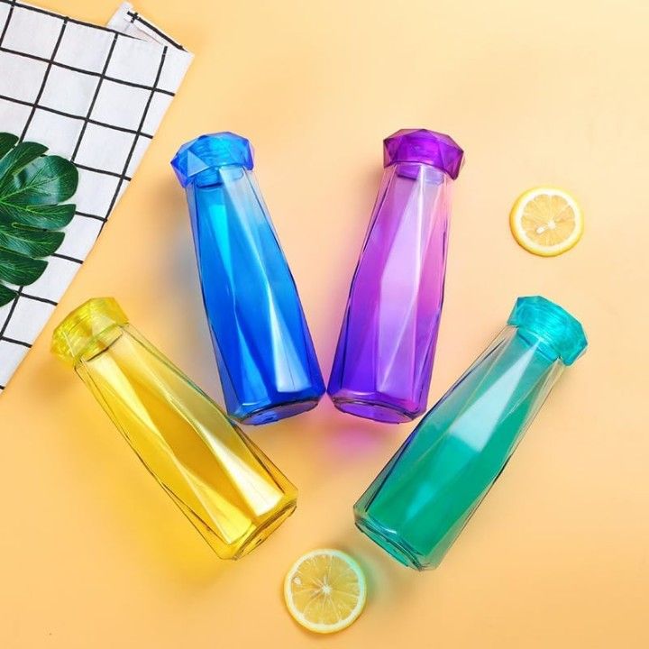 GLASS WATER BOTTLE CRANK CUP 22413 | H6-2506