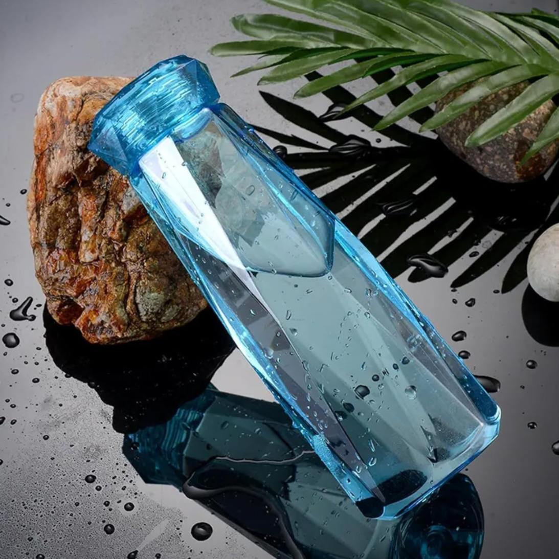 GLASS WATER BOTTLE CRANK CUP 22413 | H6-2506