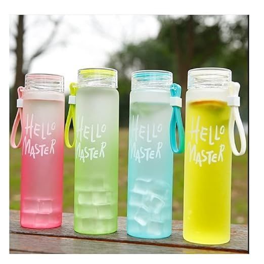 GLASS WATER BOTTLE HELLO MASTER 22241 | H6-2001