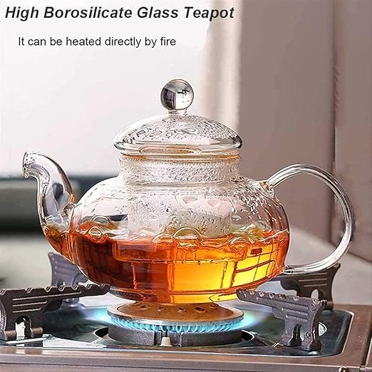 GREEN TEA KETTLE GLASS  STRAINER 800M 23147