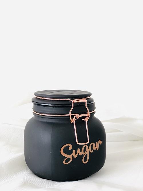 SWING CAP BLACK COLOUR SQUARE 860ML 3PCS SET  23032 I H4073G4CD-B
