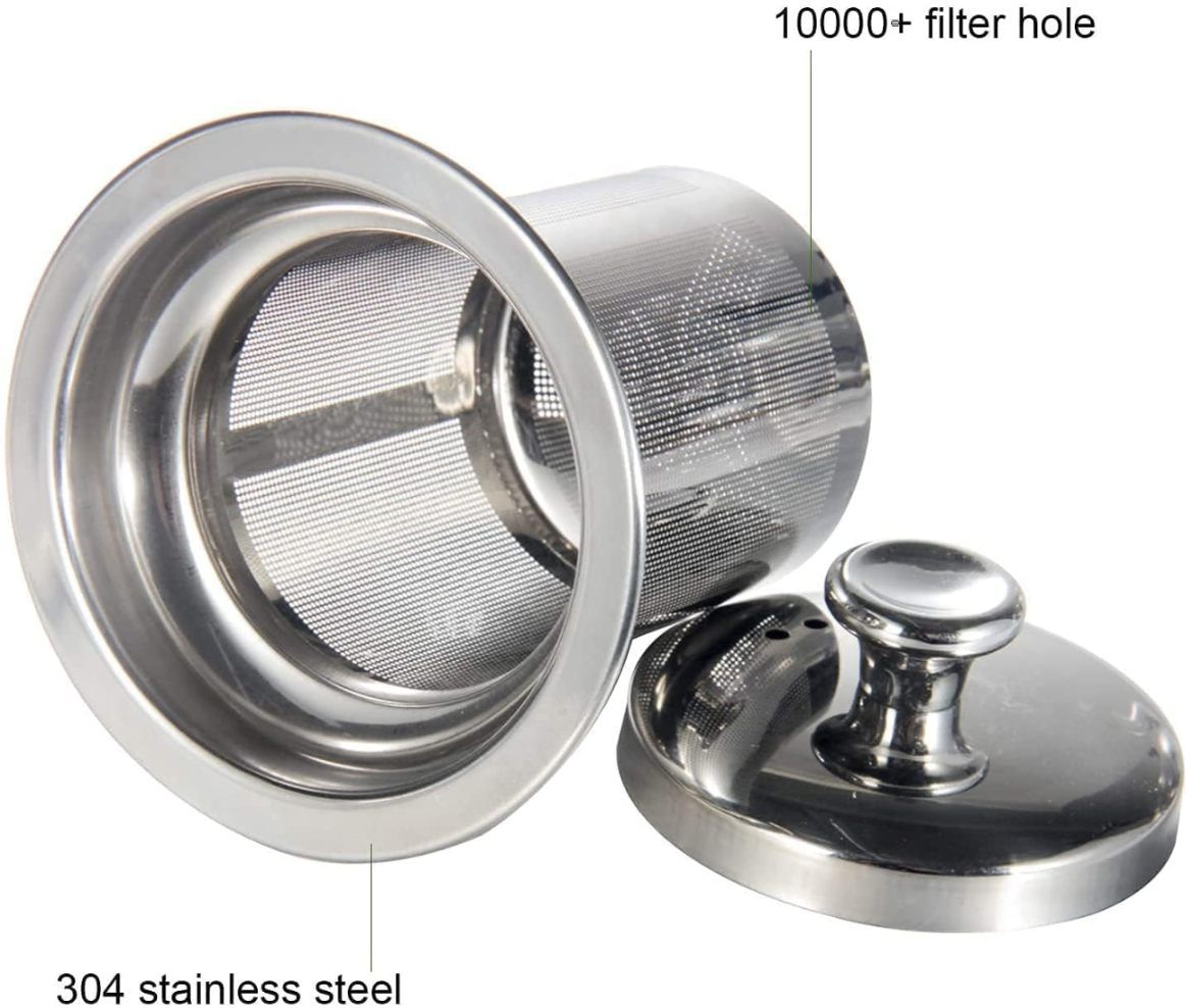 Green Tea Kettle Glass Strainer 800ml (XT-09)