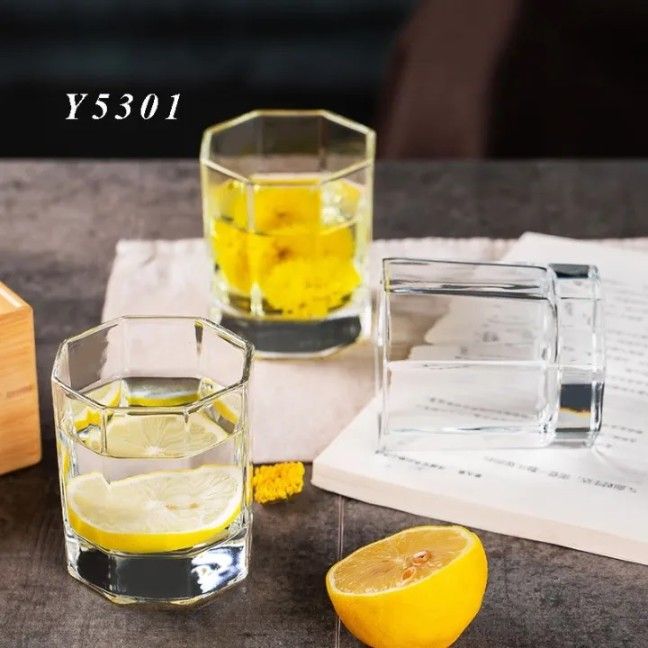 WHISKY GLASS HEXA 200ML 6PCS 21776 | DY5301