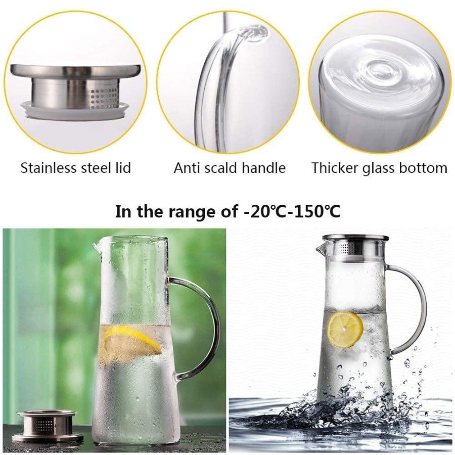 STEEL WATER JUG 1.3LTR 20232 | GPH27