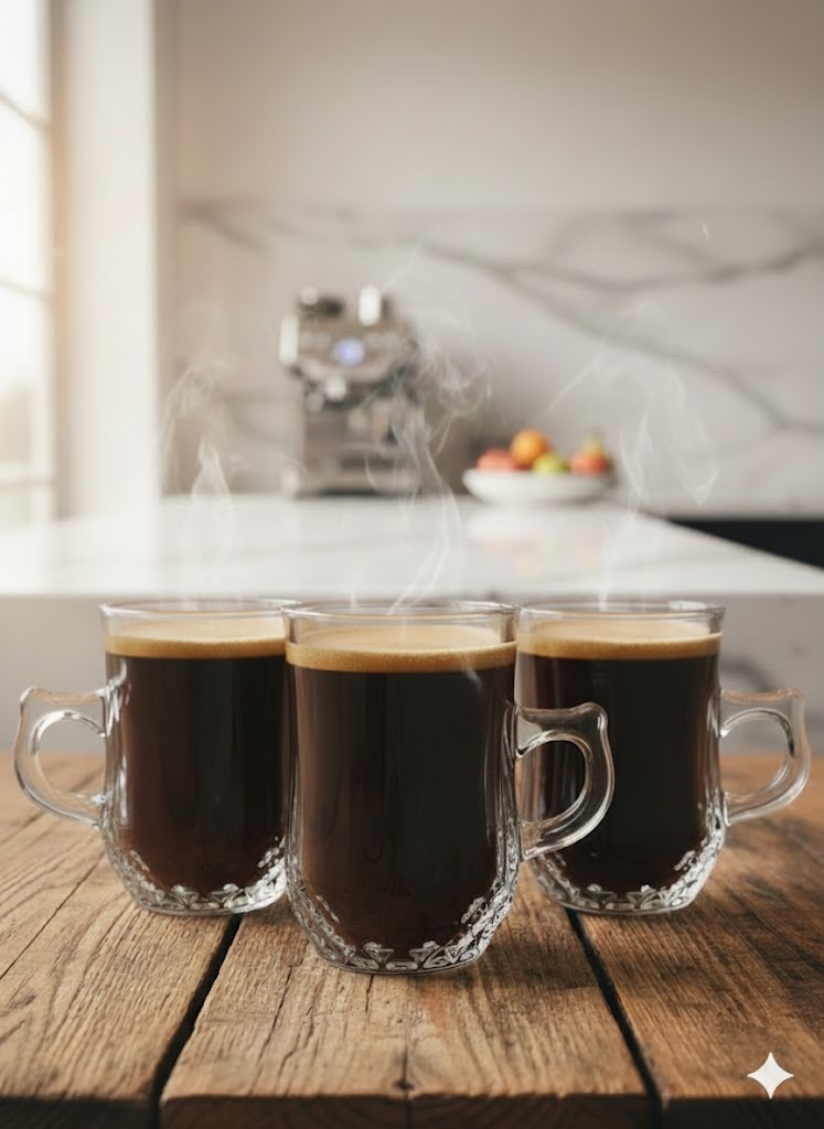 RAJWADI TEA CUP HANDL 80ML 6PCS SET  22999 I Y2405-1