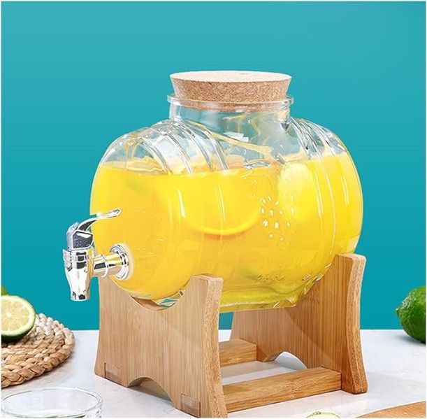 BEVERAGE JAR WITH RACK DISPENCER 5LTR  23007 I H70-7405