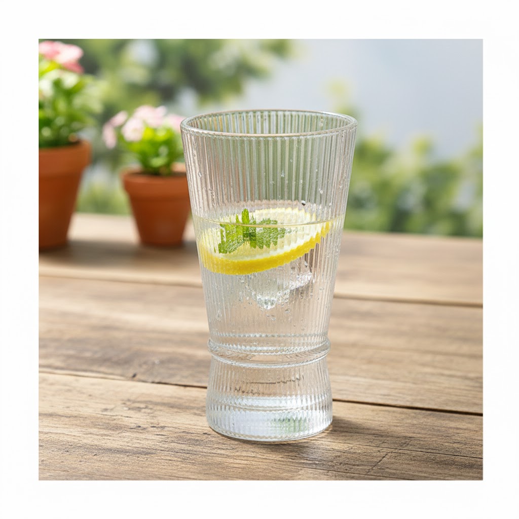 DELI WATER GLASS 295ML 6 PCS SET  23022 I TKB507-2