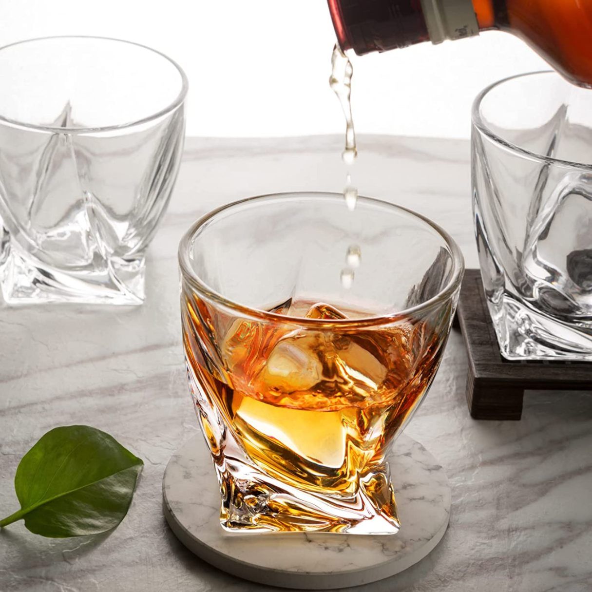 TWIST WHISKY GLASS 300ML 6PCS 20950 |Y3701-7