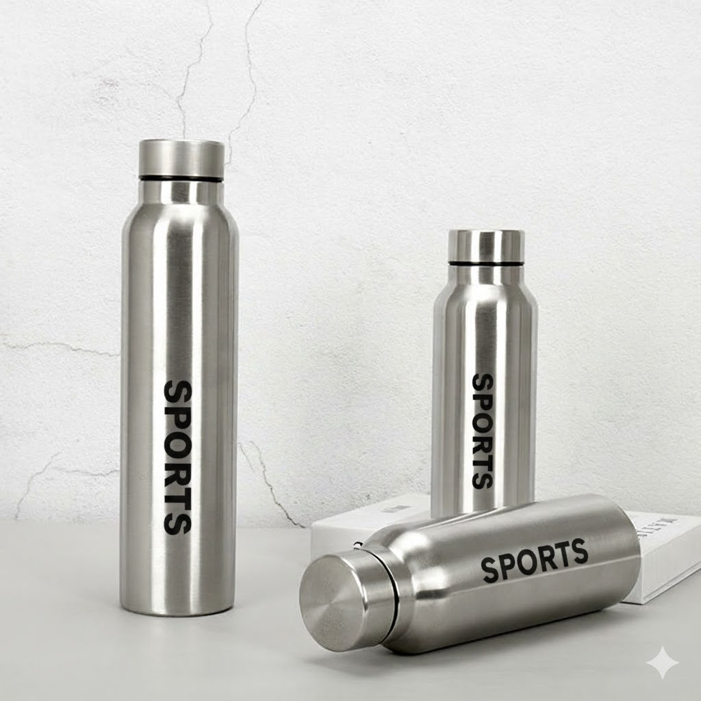 STEEL WATER BOTTLE DENVER 1 LTR  22928 ISS-DENVER