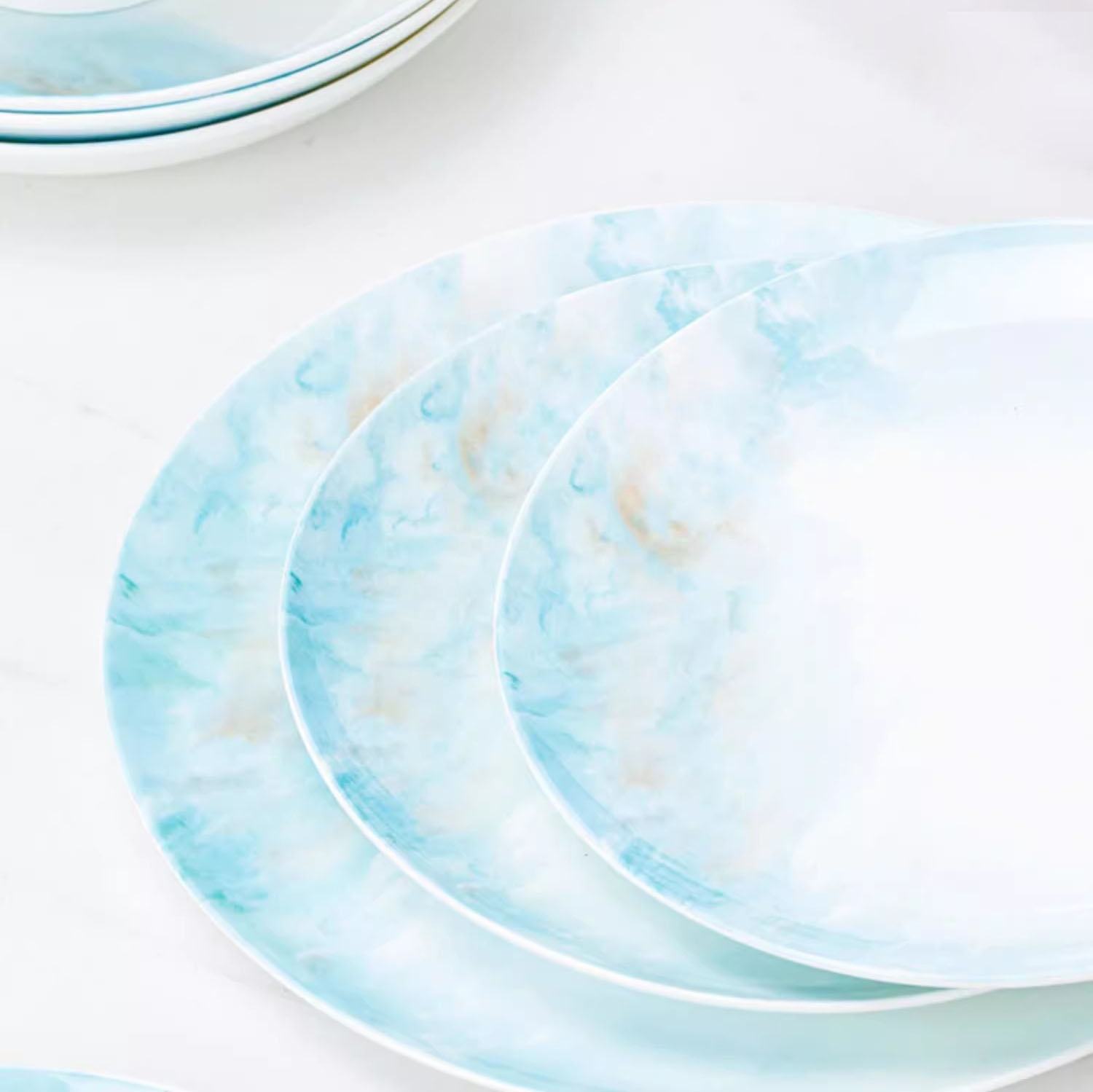 OPAL URMI SHAPE 33PCS DINNER SET  22942 I WH-33-301